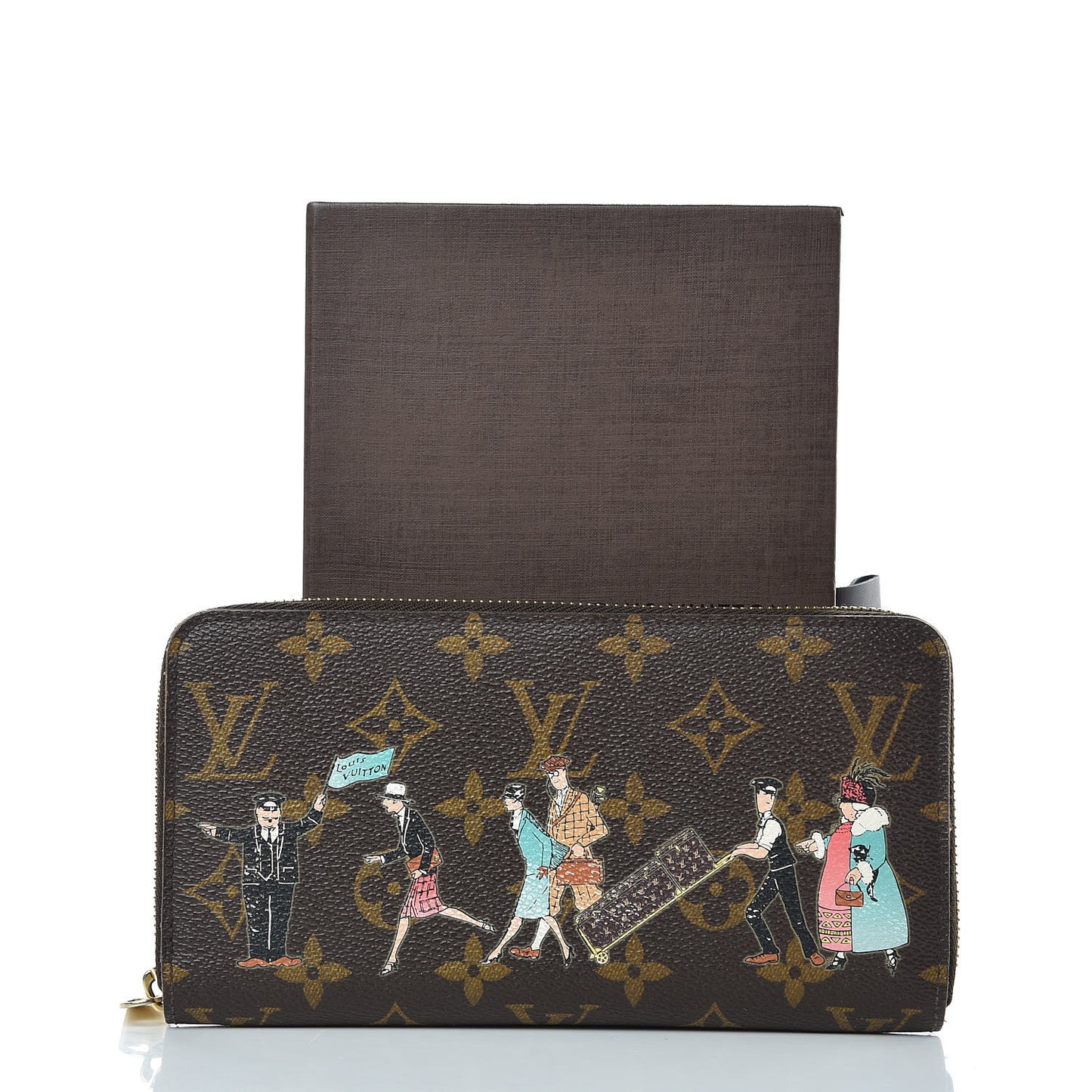 Monogram Illustre Zippy Wallet Rose