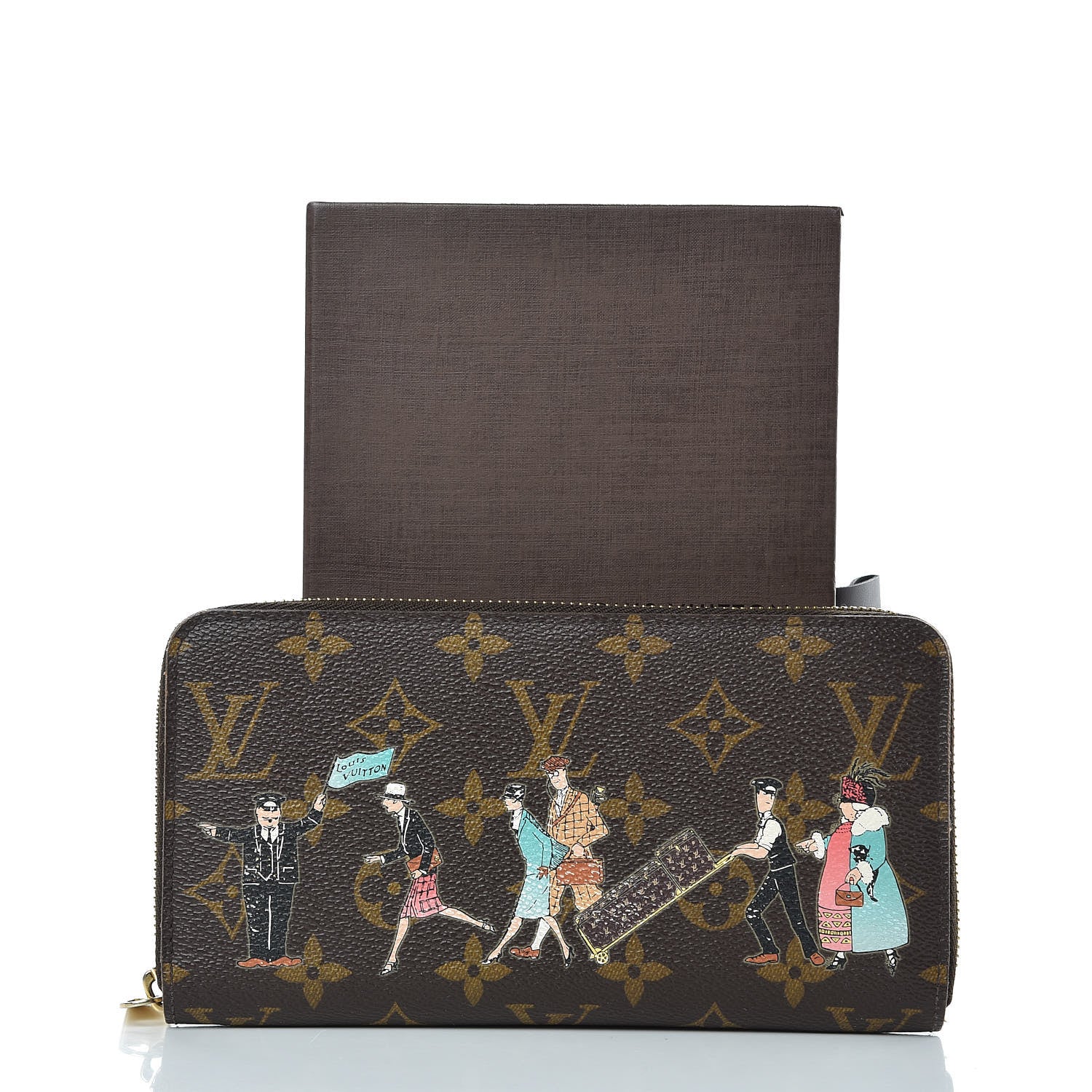 Louis Vuitton Monogram Illustre Zippy Wallet Rose 8 of 15