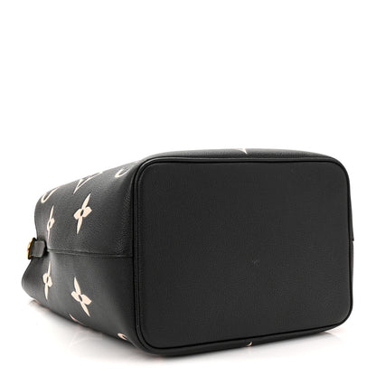 Louis Vuitton Empreinte Monogram Giant Neonoe MM Black Beige 5 of 11