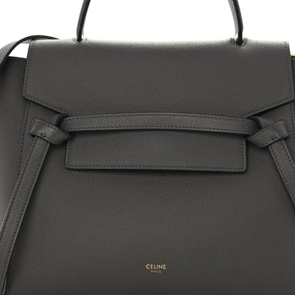 Celine Grained Calfskin Micro Belt Bag Grey 8 of 10