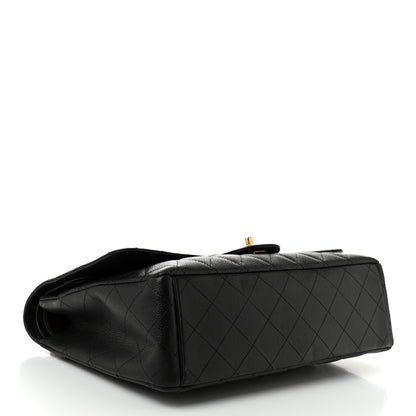 Chanel Caviar Quilted Maxi Double Flap Black 4 of 11