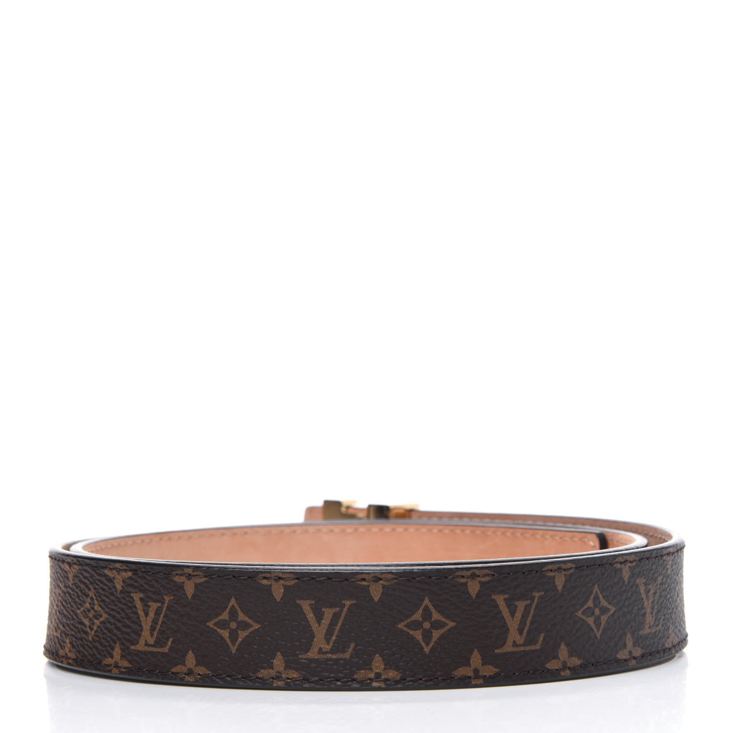 Louis Vuitton Mini Monogram 25mm LV Initiales Belt 80 32 2 of 4
