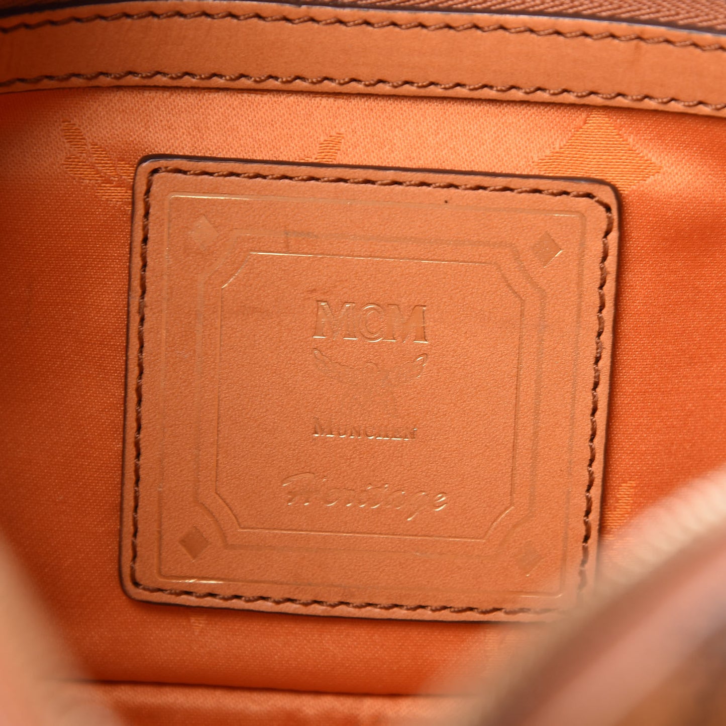 Visetos Heritage Crossbody Bag Cognac