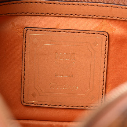 MCM Visetos Heritage Crossbody Bag Cognac 6 of 12