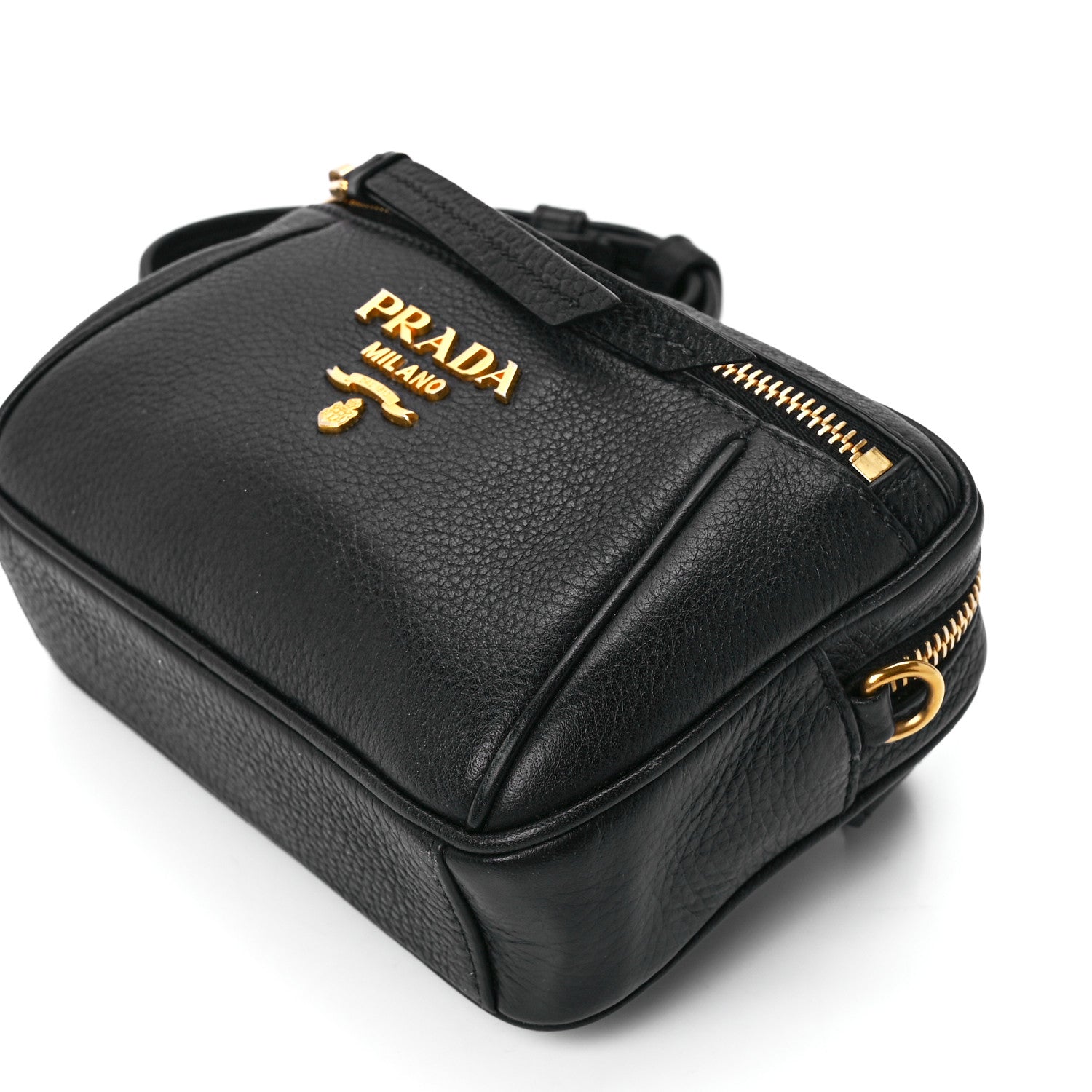 Prada Vitello Daino Belt Bag Black 11 of 11
