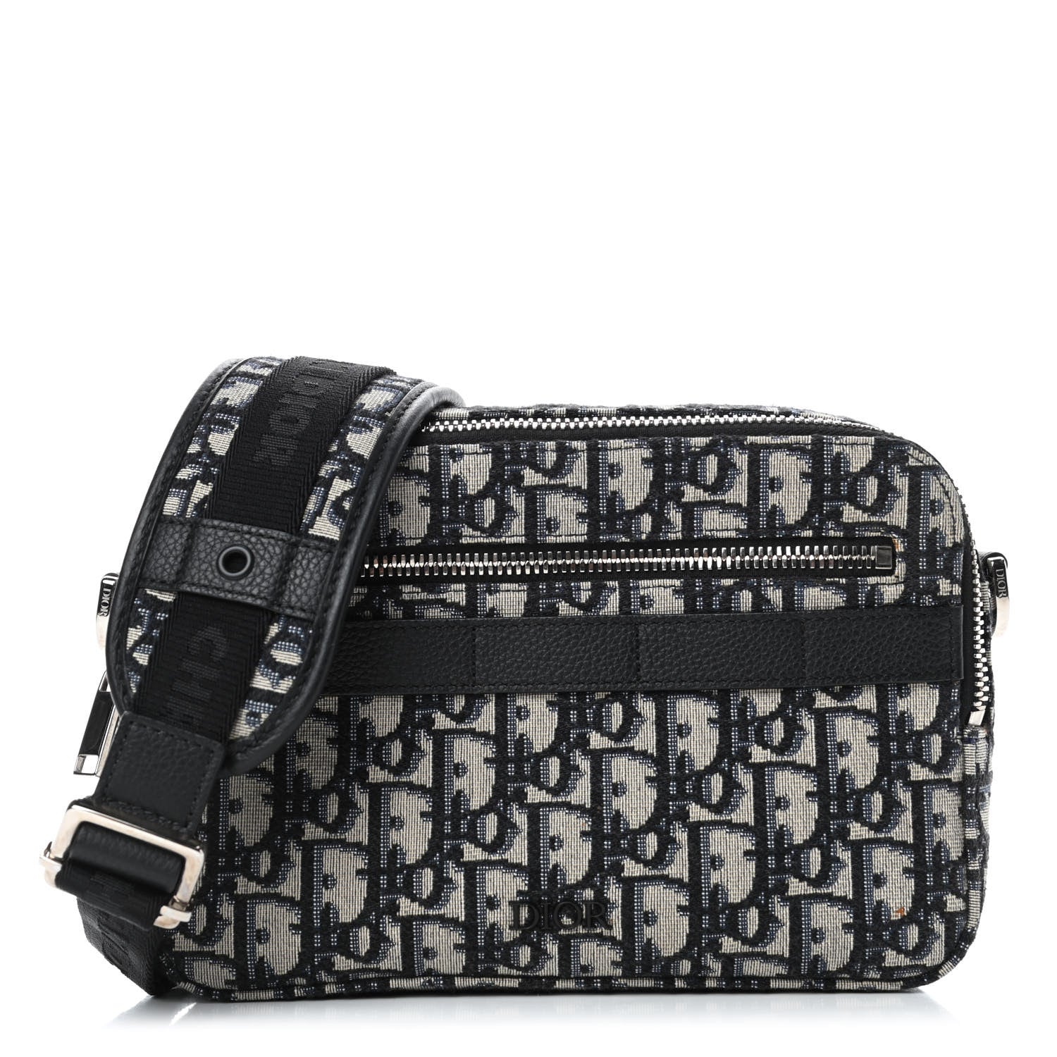 Christian Dior HOMME Oblique Safari Messenger Blue 1 of 4