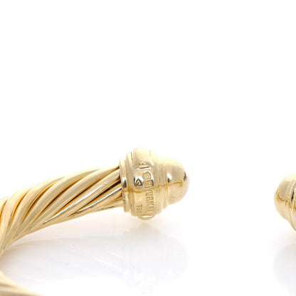David Yurman 18K Yellow Gold 7mm Cable Classics Bracelet 4 of 4