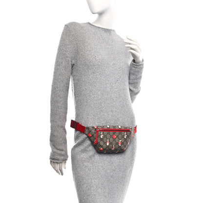 Gucci X PETER RABBIT GG Supreme Monogram Rabbit Print Childrens Belt Bag Beige Ebony Red 2 of 10