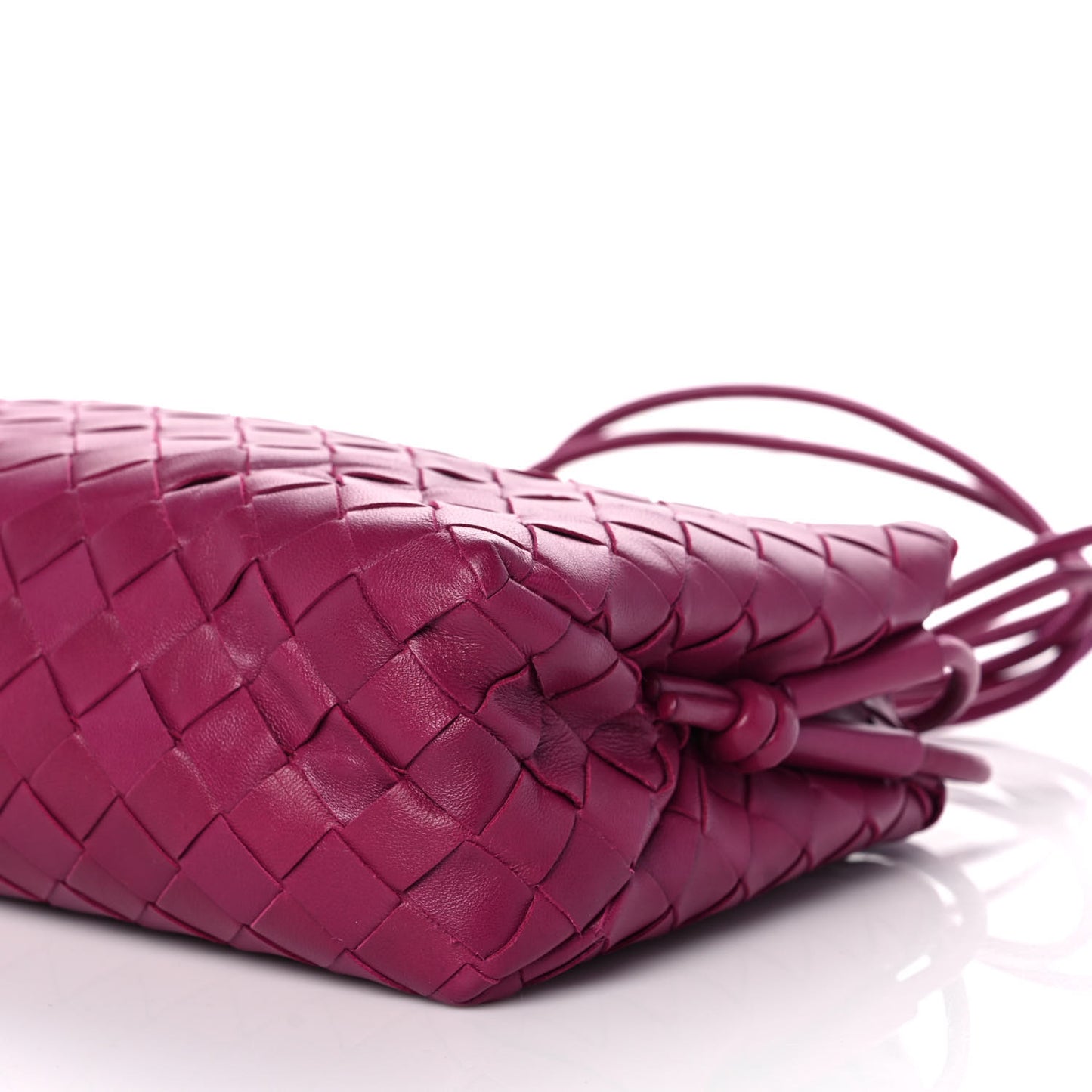 Nappa Intrecciato Small Loop Camera Bag Cinnabar