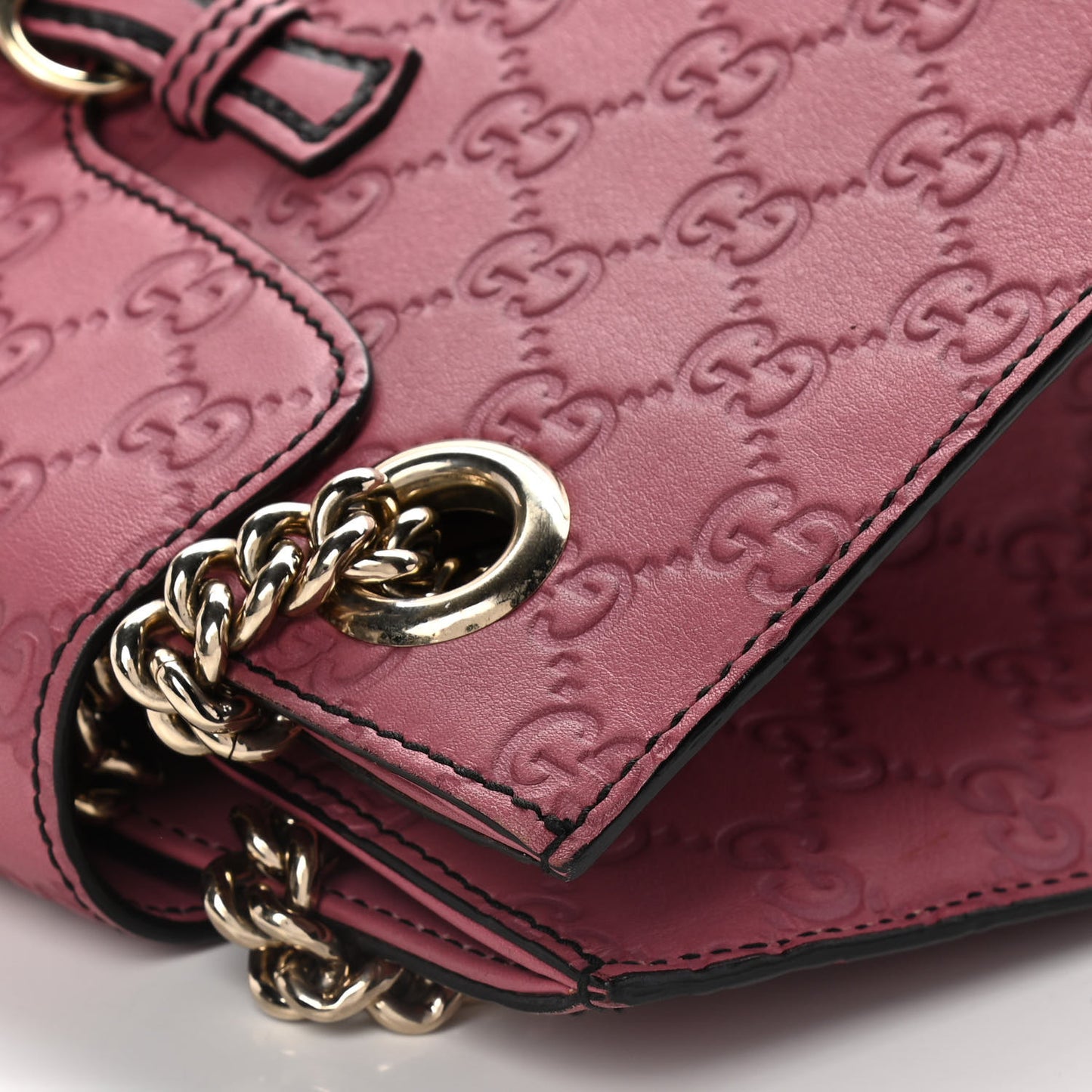 Guccissima Large Emily Chain Shoulder Bag Peonia Flower
