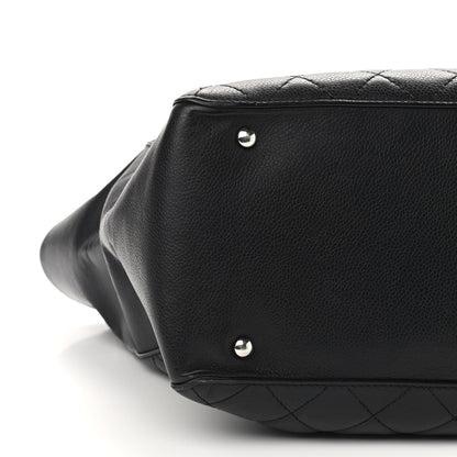 Chanel Caviar Quilted Large CC Box Shopping Tote Black 8 of 12
