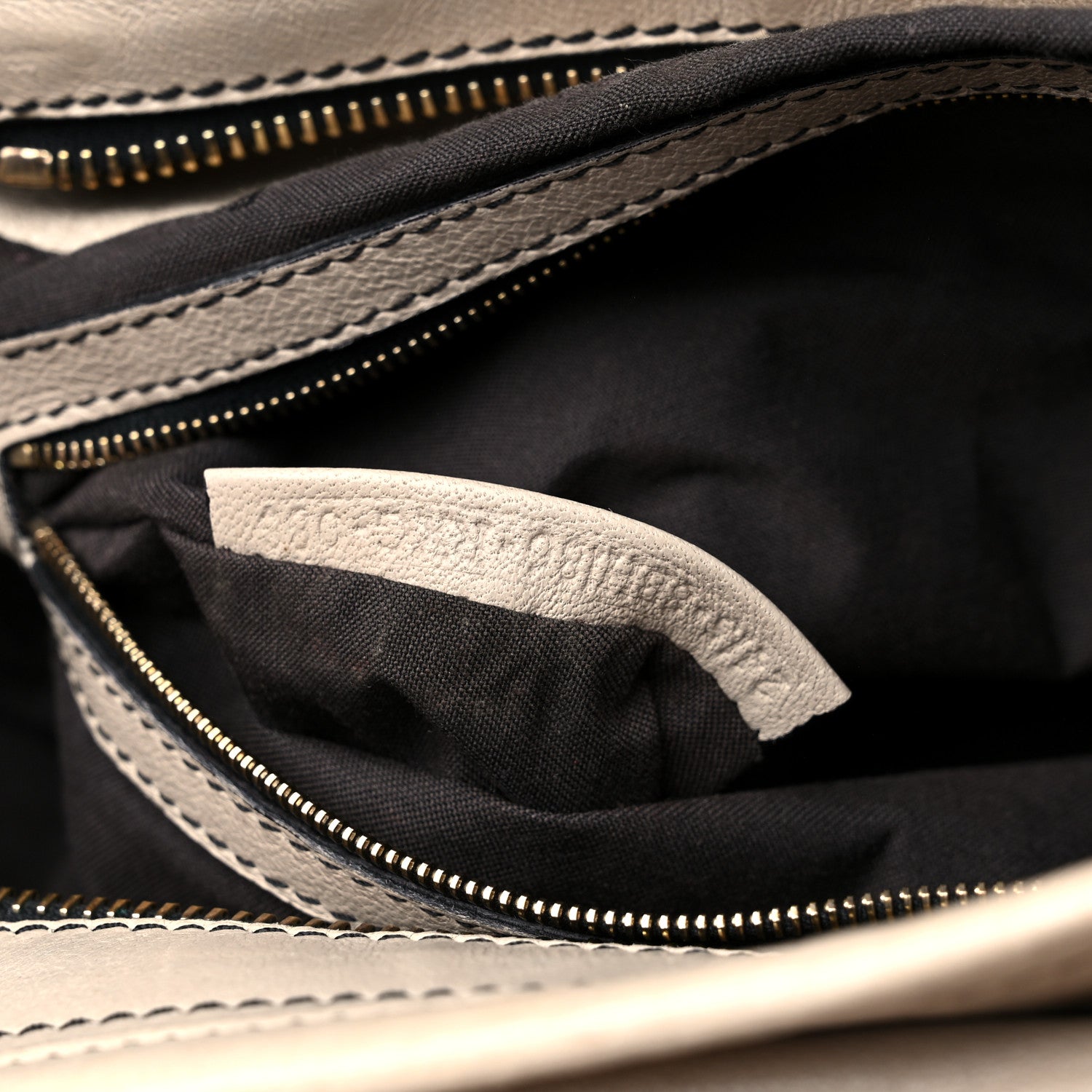 Fendi Nappa Large Chef Shopper Tote Chiaro 12 of 20