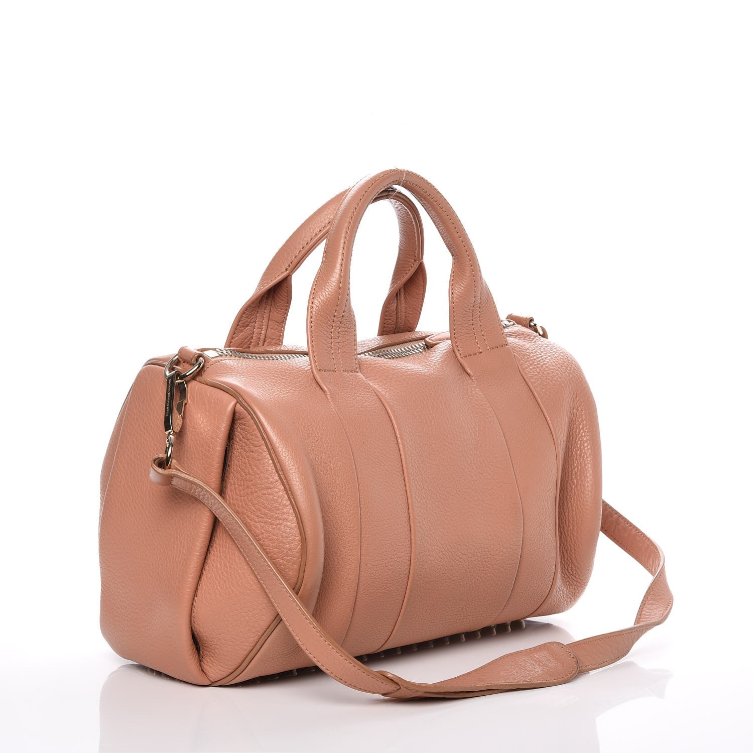 Alexander Wang Soft Pebbled Lambskin Rocco Tan Pale Gold Hardware 4 of 15