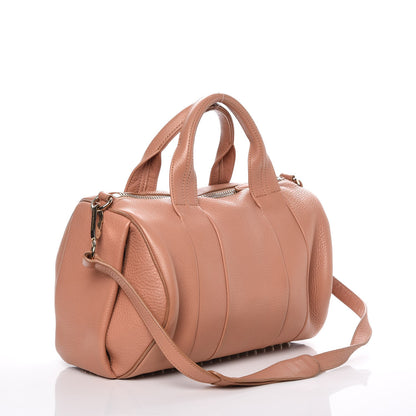 Alexander Wang Soft Pebbled Lambskin Rocco Tan Pale Gold Hardware 4 of 15