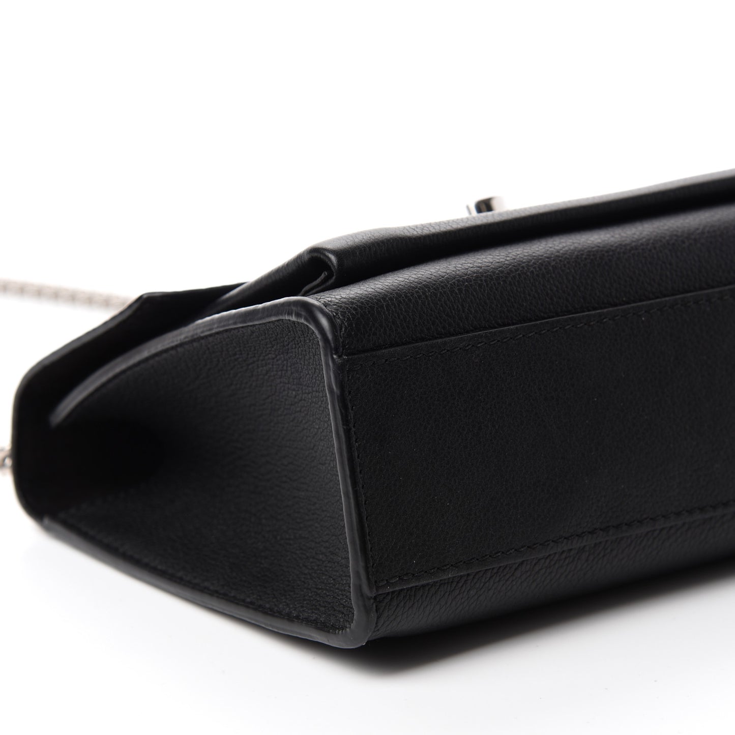 Soft Calfskin My Lockme Chain Bag BB Black