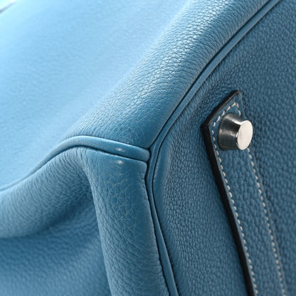 Hermes Togo Birkin 35 Blue Jean 11 of 12