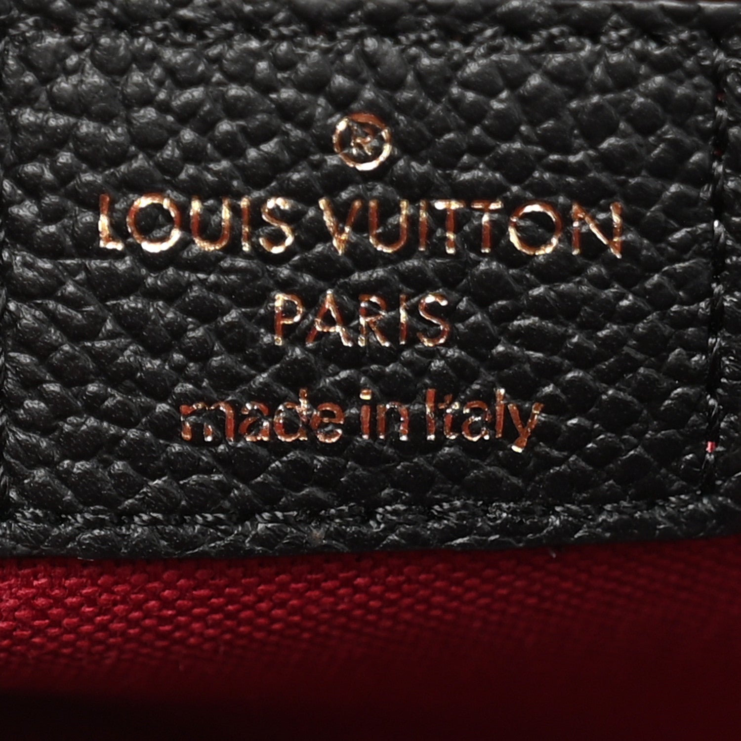 Louis Vuitton Empreinte Monogram Giant Felicie Pochette Black Beige 7 of 13