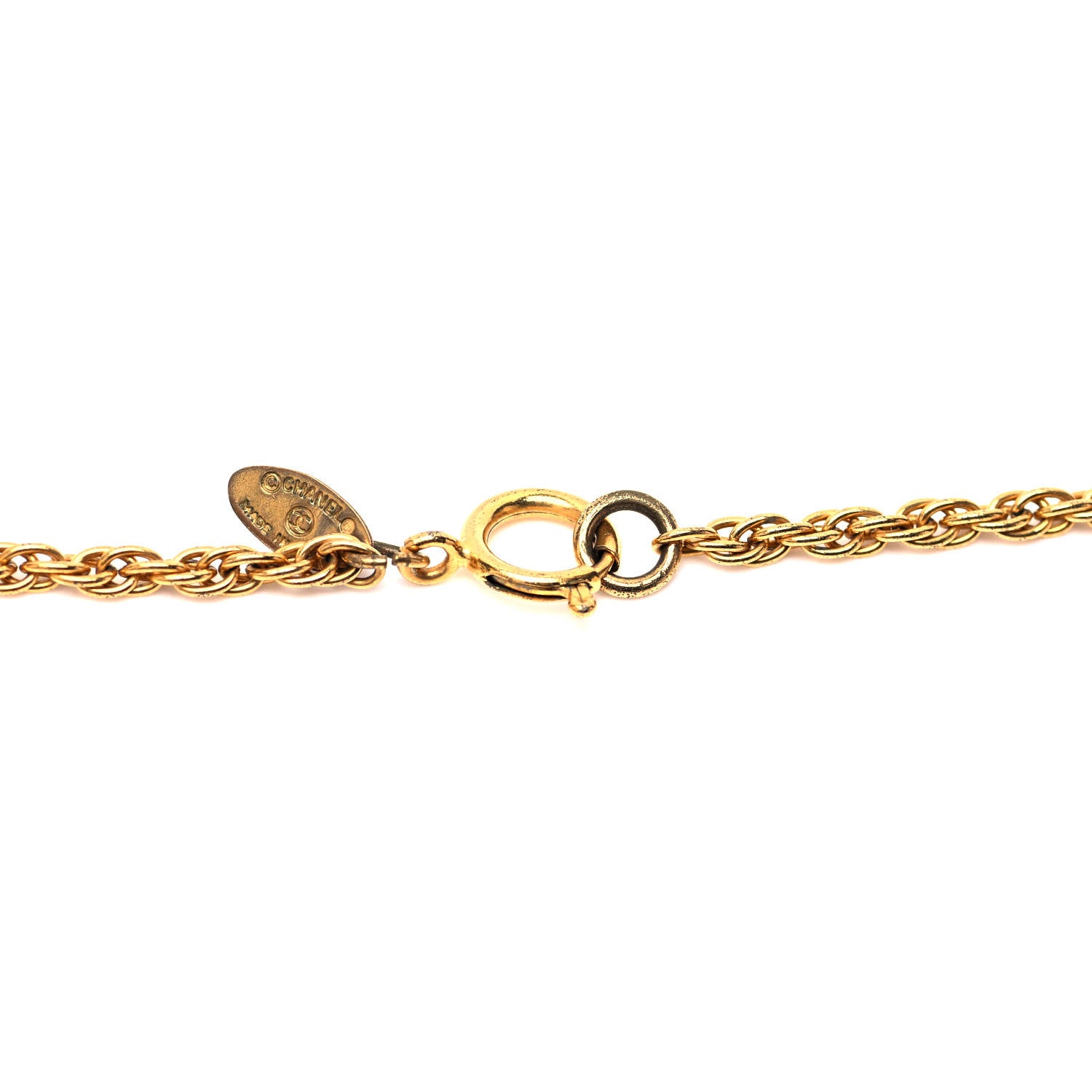 Chanel Metal CC Necklace Gold 3 of 5