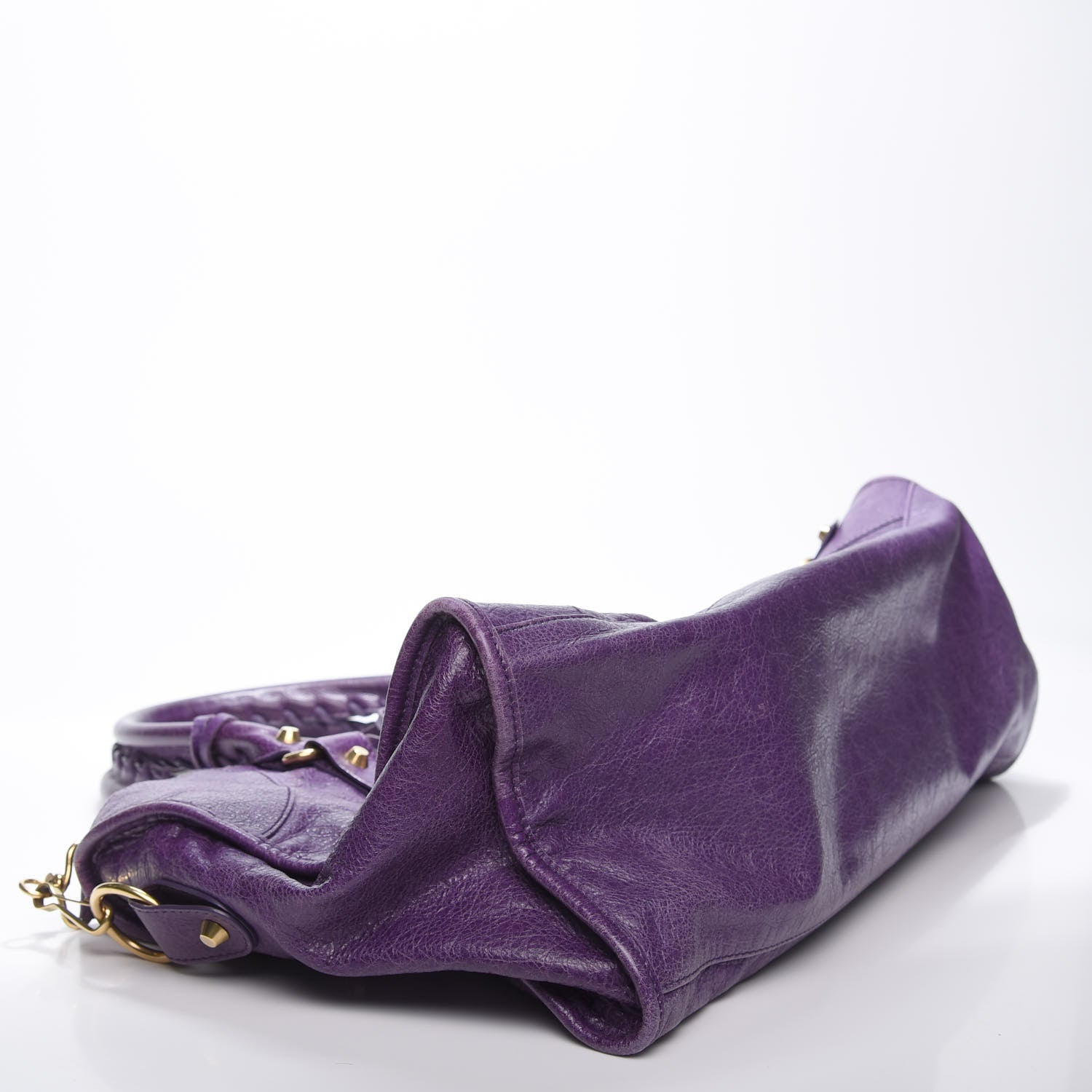 Balenciaga Agneau Classic Gold Hardware Part Time Dark Violet 3 of 9