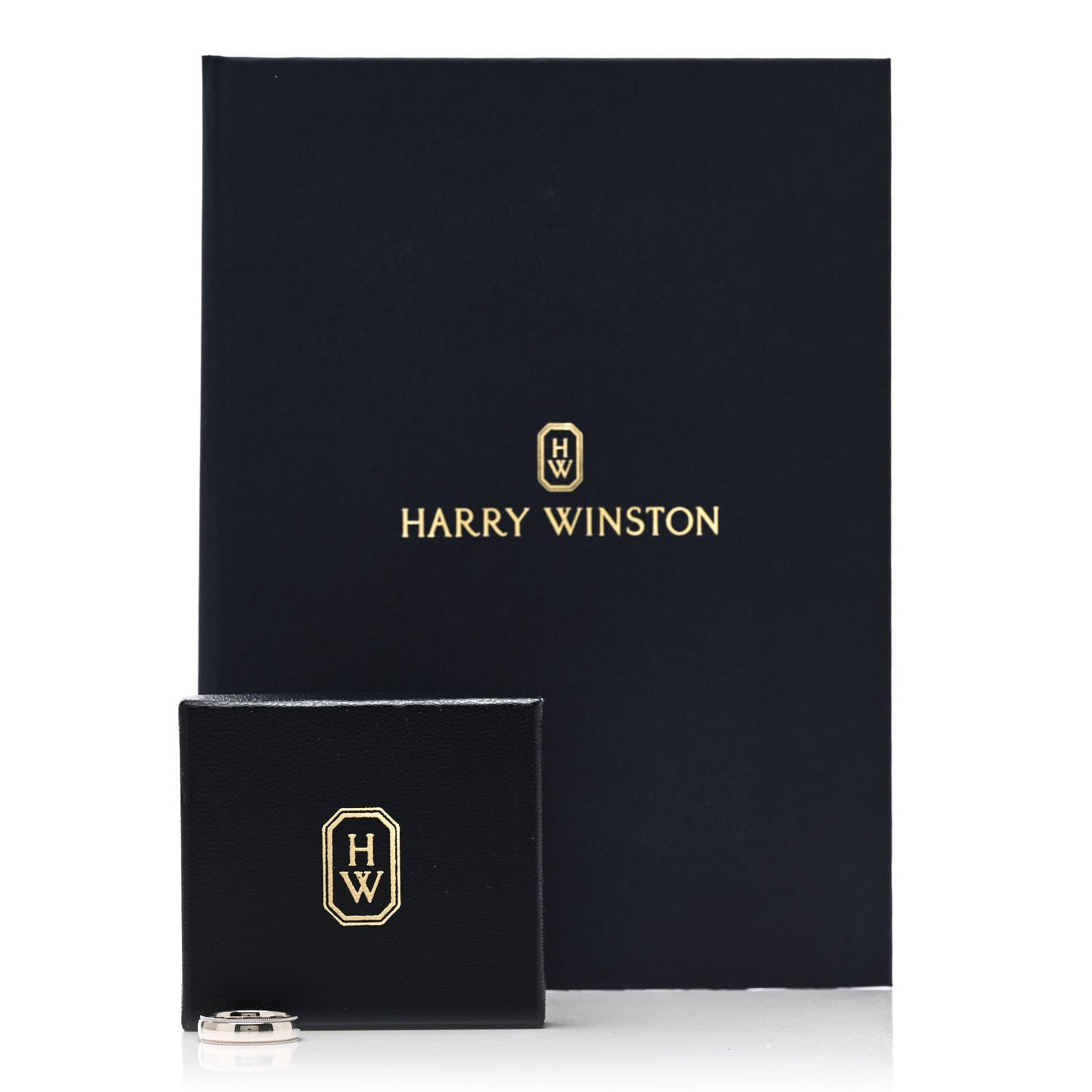 Harry Winston Platinum Milgrain Wedding Band Ring 52 6 6 of 6