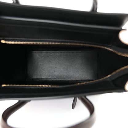 Celine Smooth Calfskin Bullhide Nano Tri-Color Luggage Indigo 5 of 11