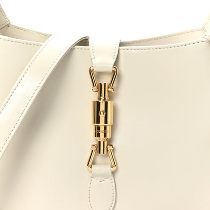 Gucci Boarded Dyana Lux Calfskin Small Jackie 1961 Hobo Mystic White 8 of 10