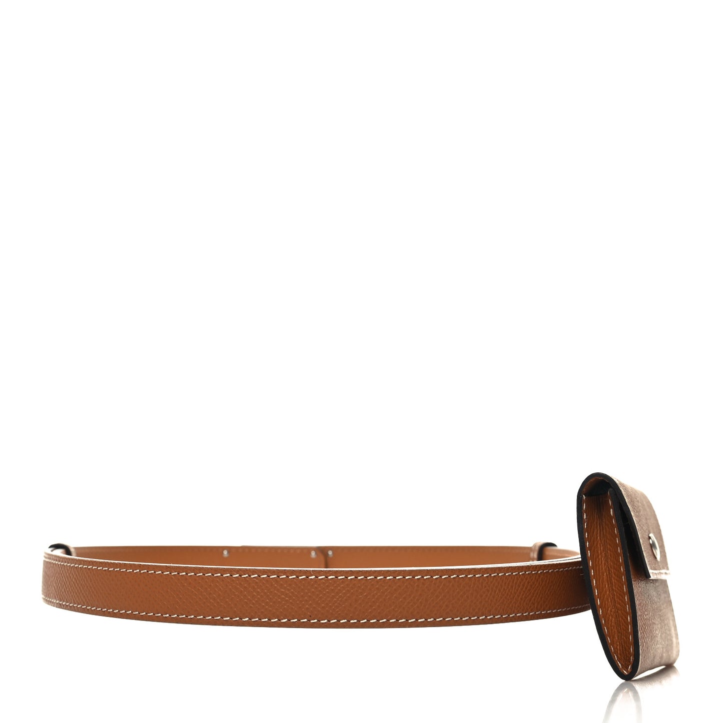 Epsom Kelly Pocket Belt Gold