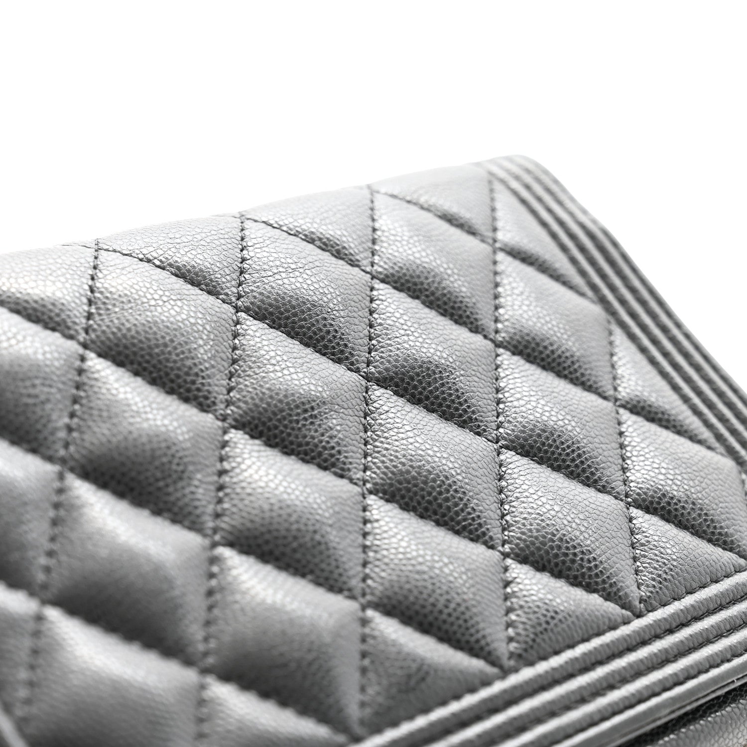 Chanel Caviar Quilted Boy Wallet On Chain WOC Black 13 of 15