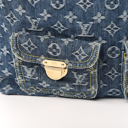 Louis Vuitton Denim Baggy GM Blue 9 of 9