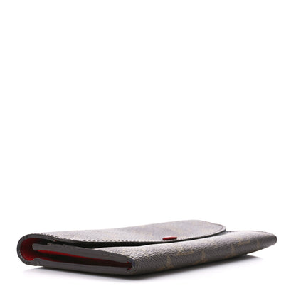 Louis Vuitton Monogram Emilie Wallet Rouge 4 of 12