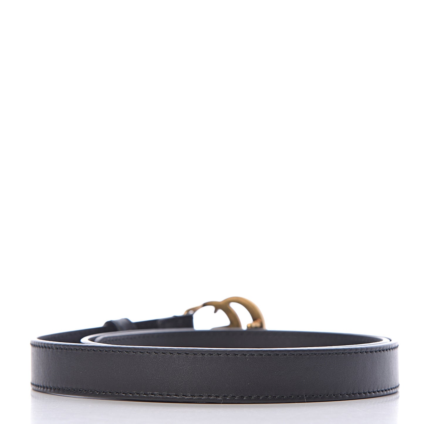 Calfskin Double G 20mm Belt 80 32 Black