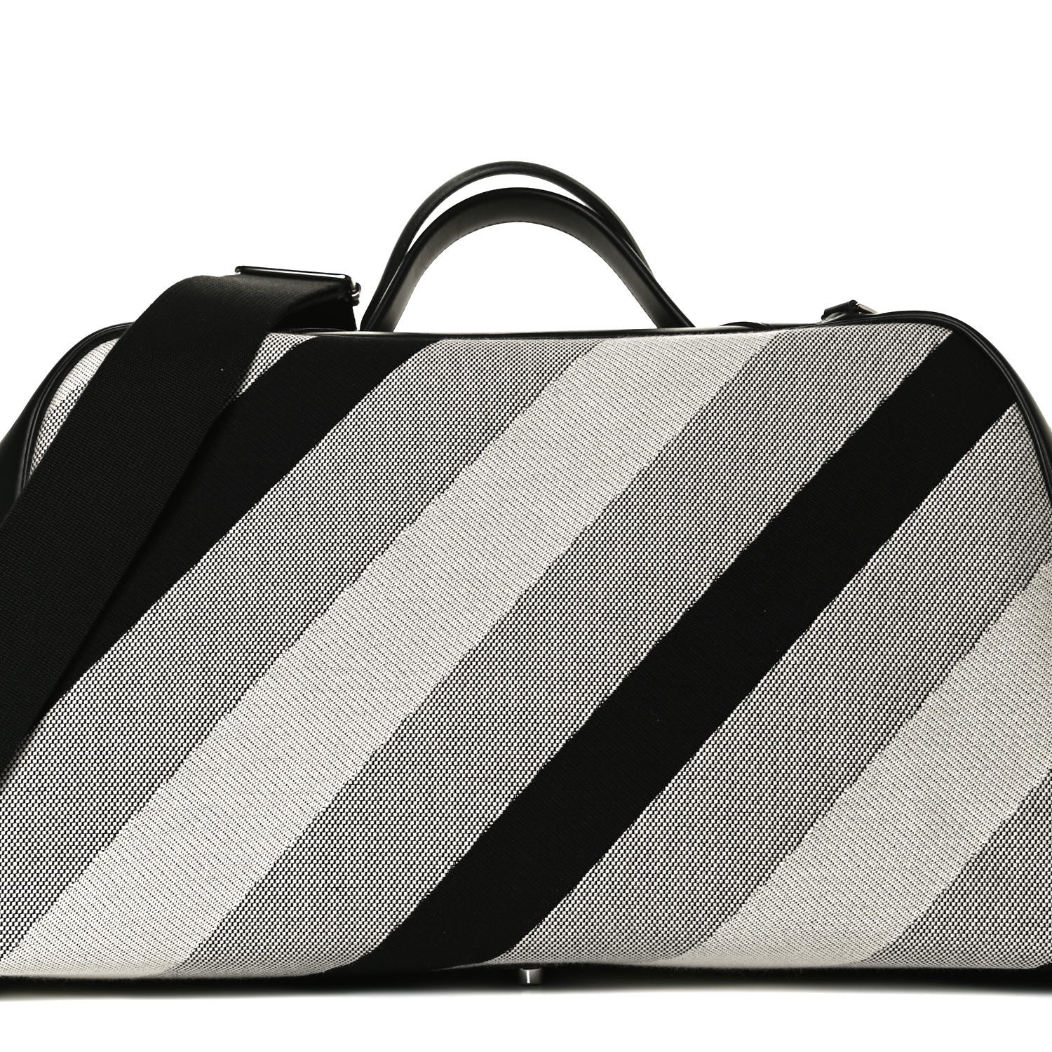 Hermes Toile H Sombrero II Bayadere Cavour Bag Ecru Black 7 of 13