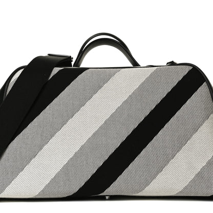 Hermes Toile H Sombrero II Bayadere Cavour Bag Ecru Black 7 of 13
