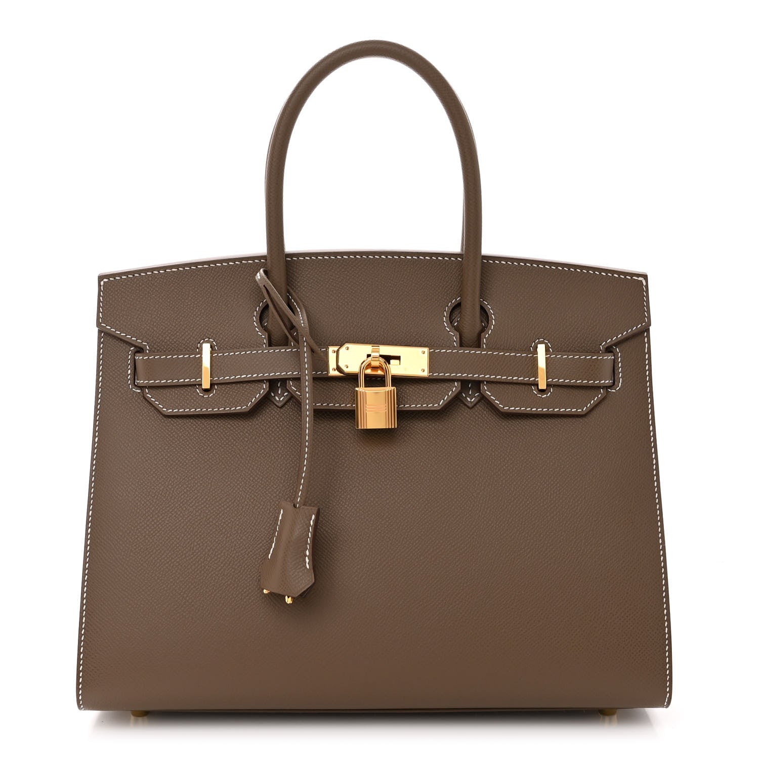 Hermes Epsom Birkin Sellier 30 Etoupe 1 of 12
