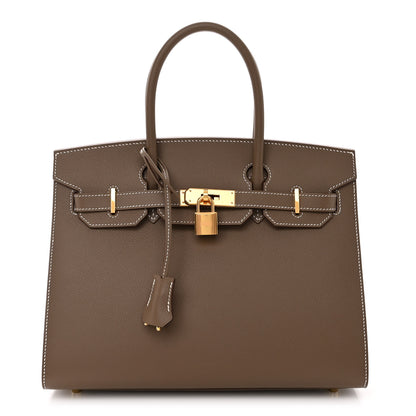 Hermes Epsom Birkin Sellier 30 Etoupe 1 of 12