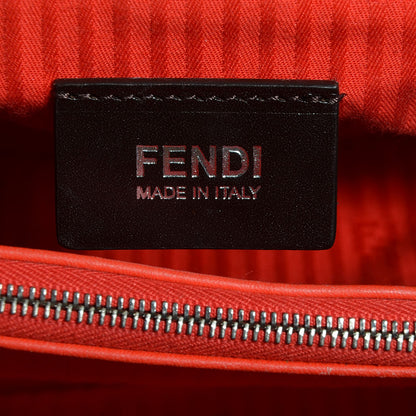 Fendi Vitello Elite Petite 2Jours Tote Orzo Papavero 6 of 12