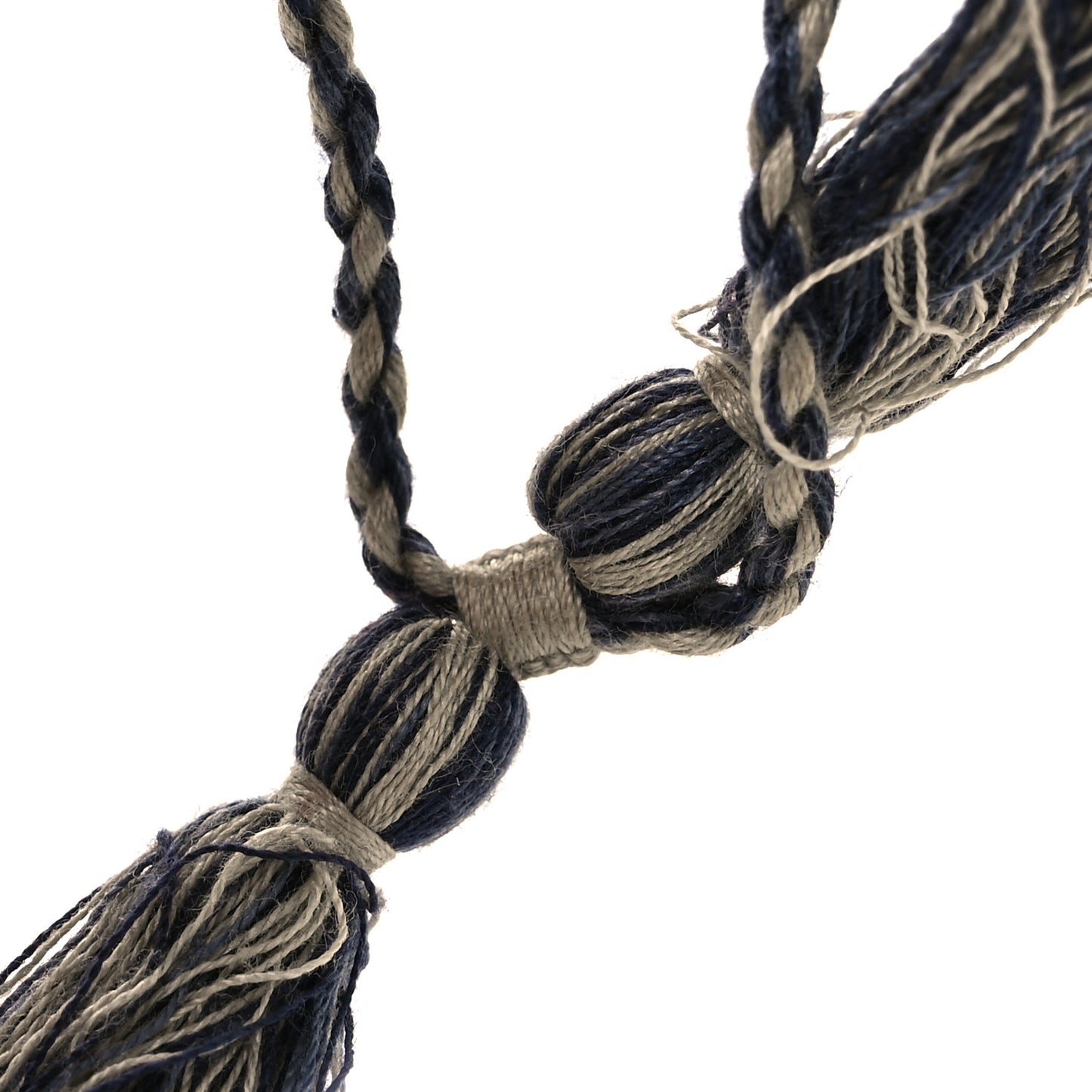 Woven Cotton J'Adior Friendship Bracelet Set Navy