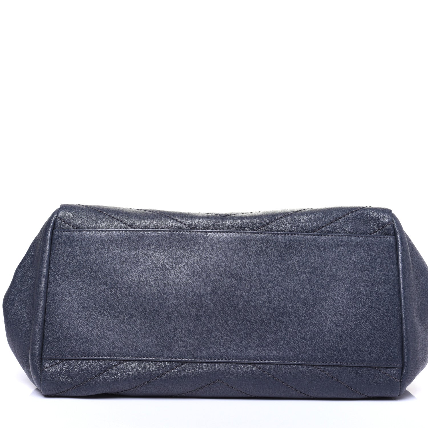 Saint Laurent Vintage Lambskin Chevron Monogram Medium Nolita Dark Smog 11 of 13