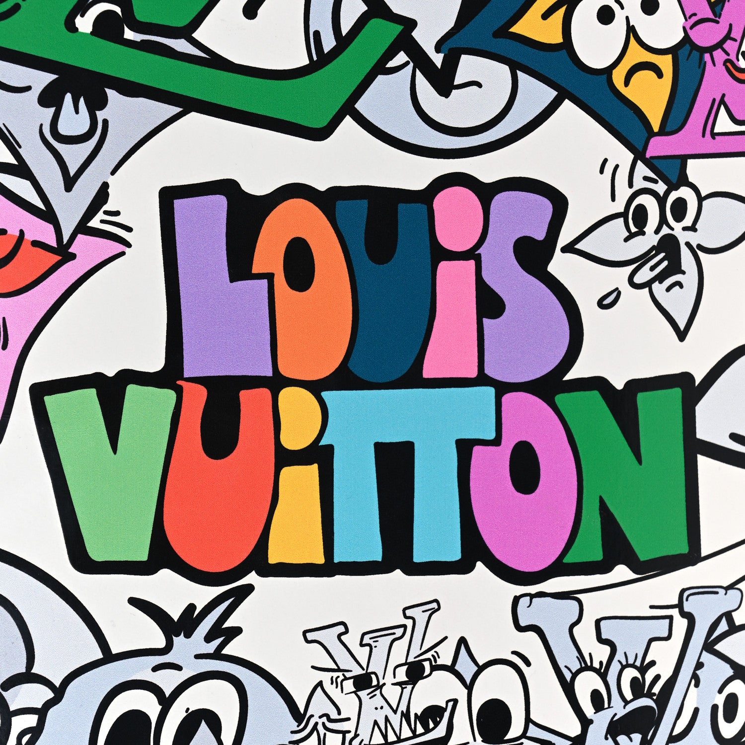 Louis Vuitton Monogram Comics Wood Skateboard Multicolor 8 of 10