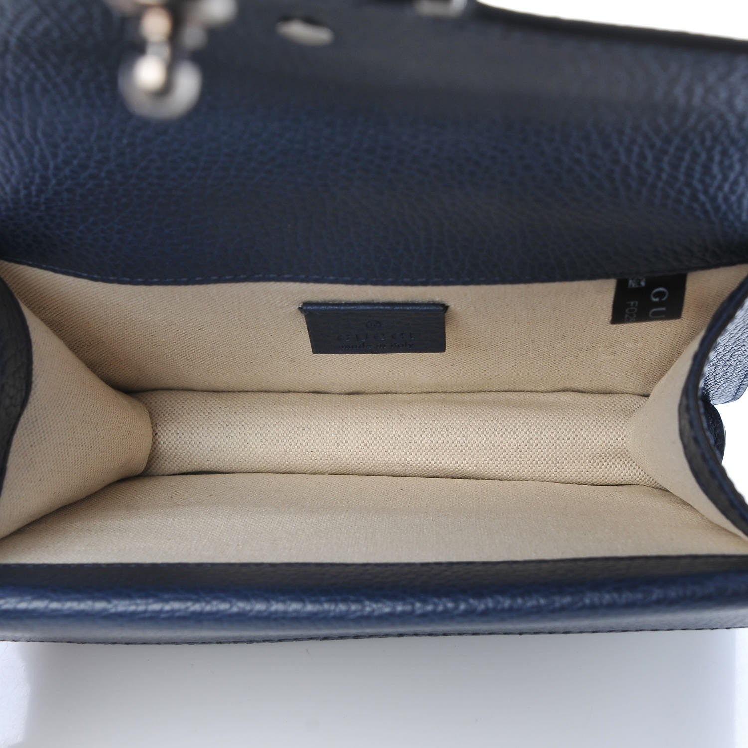 Gucci Dollar Calfskin Crystal Mini Dionysus Shoulder Bag Blue Agata Montana Sapphire 6 of 8