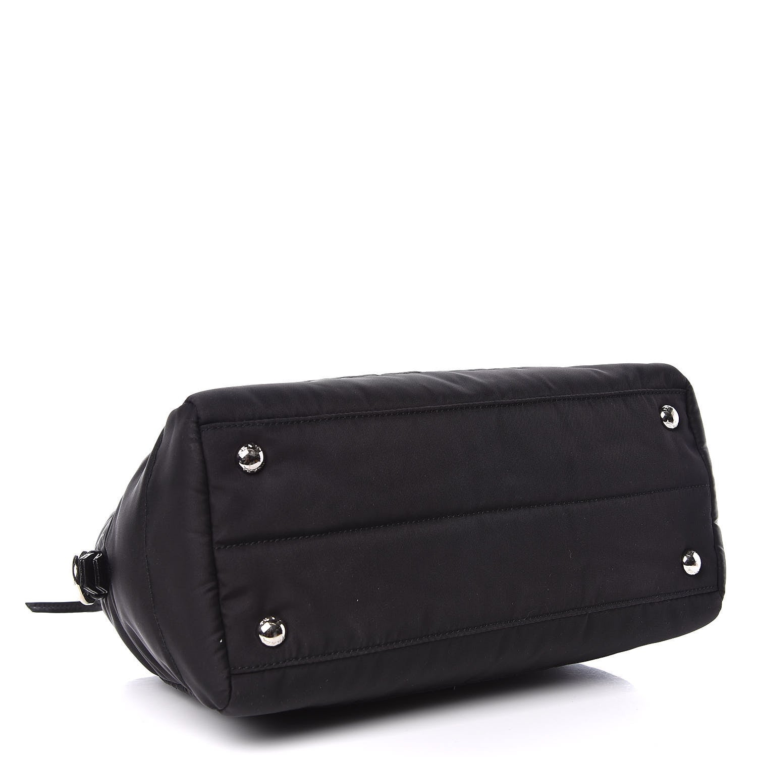 Prada Nylon Tessuto Quilted Bowler Black 4 of 10