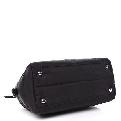 Prada Nylon Tessuto Quilted Bowler Black 4 of 10