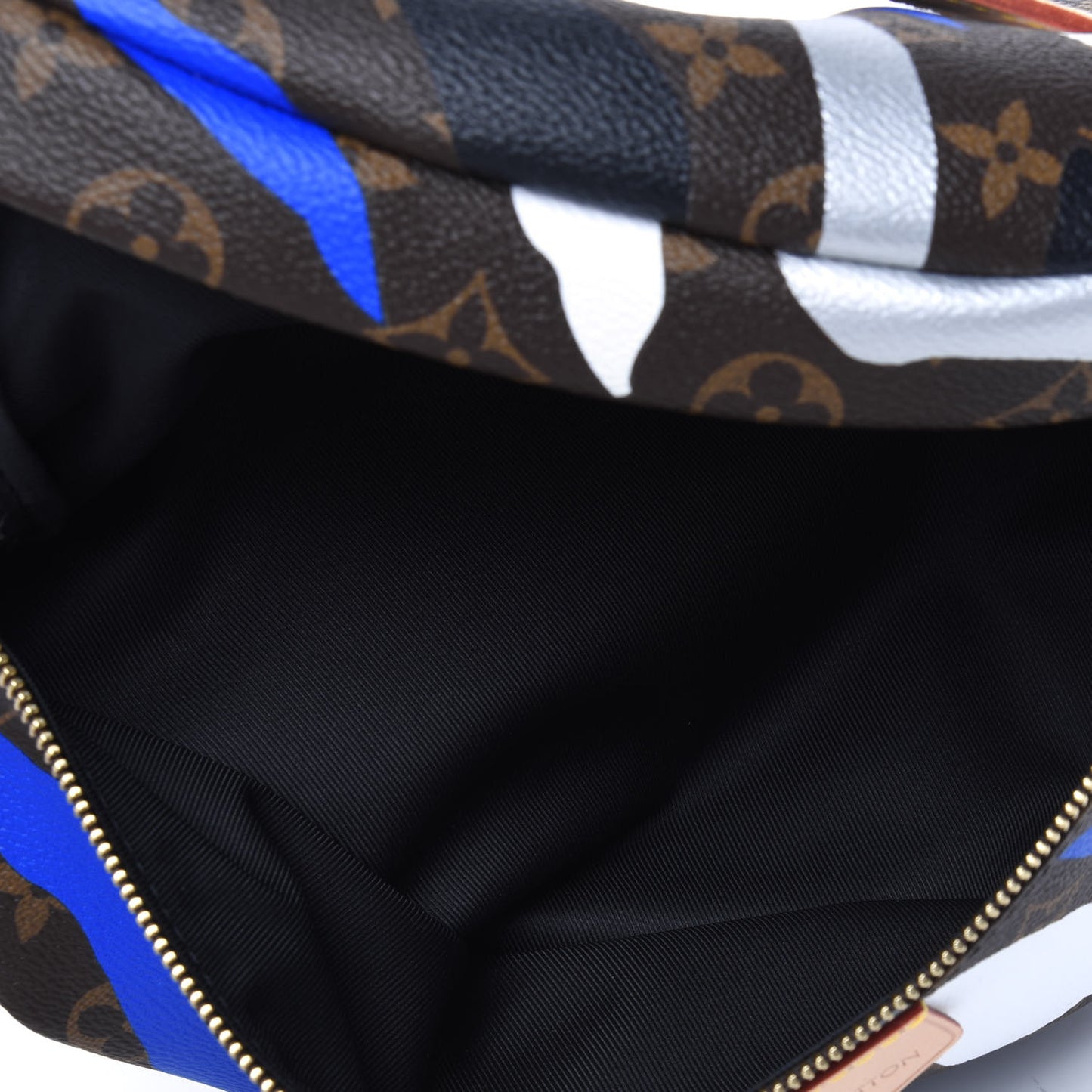 X LOL Monogram Bumbag Blue Silver