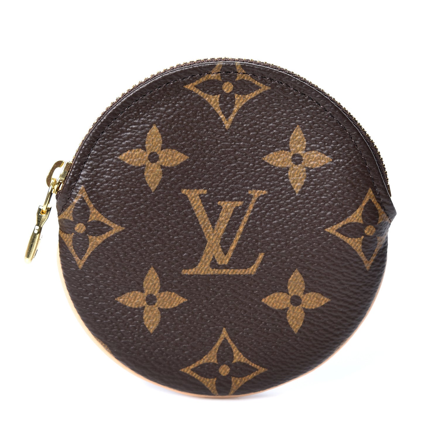 Monogram Round Coin Purse