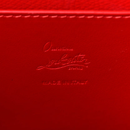 Christian Louboutin Crocodile Embossed Calfskin Spiked Small Cabarock Shopper Tote Red 6 of 6