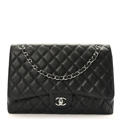 Chanel Caviar Quilted Maxi Single Flap Black 1 of 10