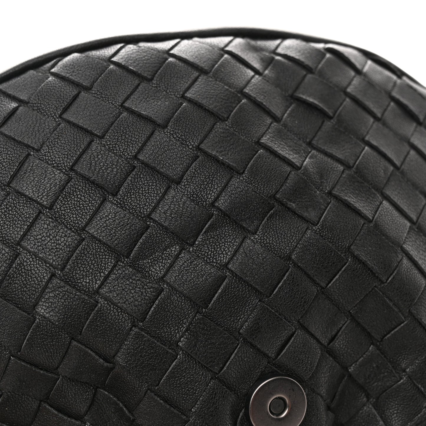 Nappa Intrecciato Belt Bag Nero Black