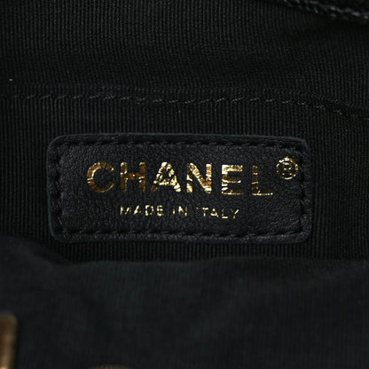 Chanel Shiny Caviar Quilted Small Duma Pockets Drawstring Backpack Black 5 of 9