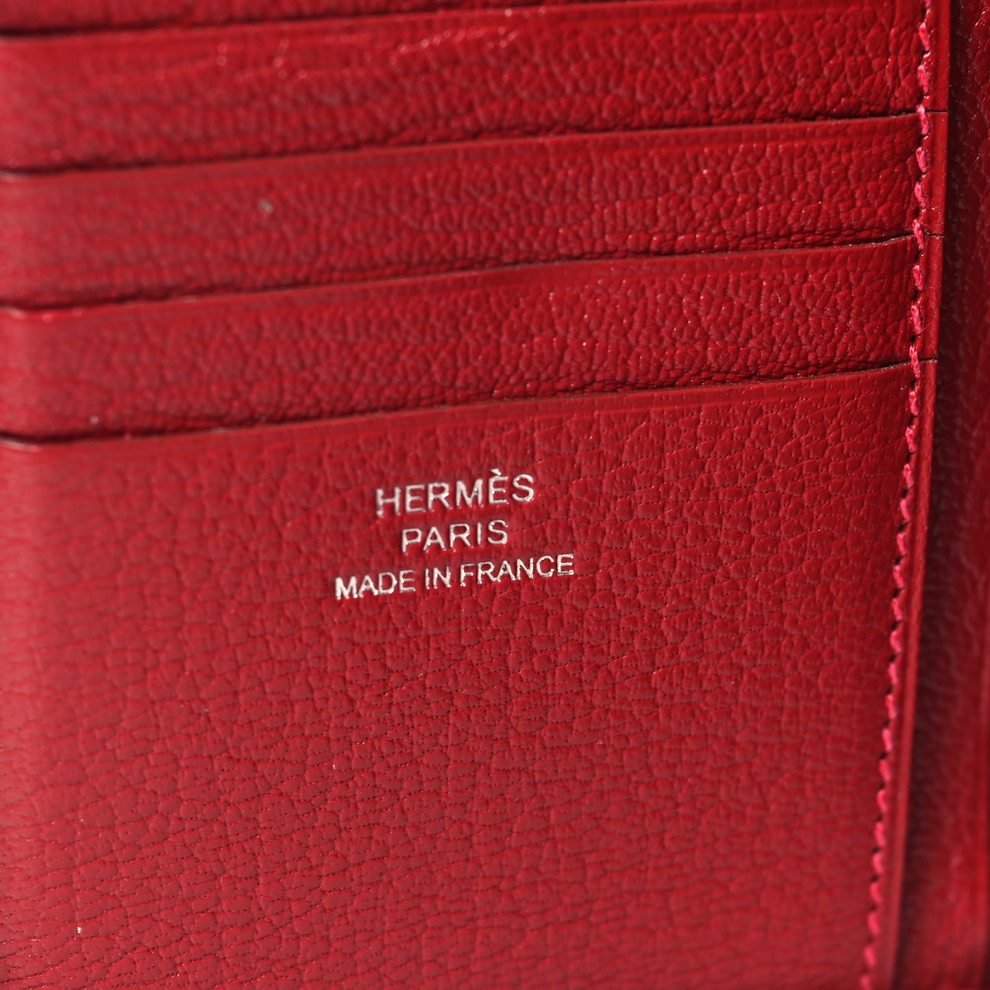 Ostrich Azap Vertical Wallet Rouge Vif