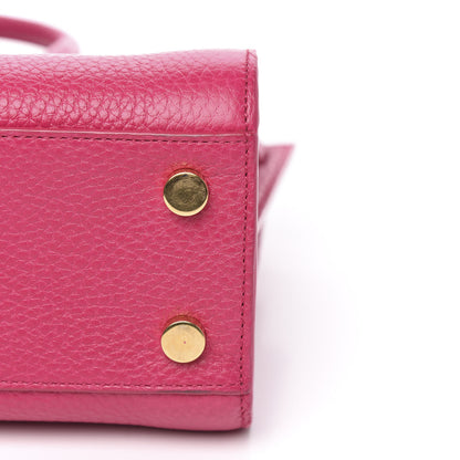 Saint Laurent Grained Calfskin Nano Sac De Jour Fuchsia 10 of 13